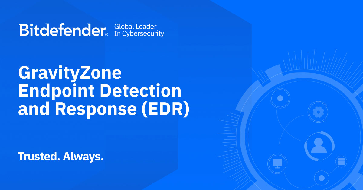 Bitdefender Endpoint Detection and Response (EDR) visual
