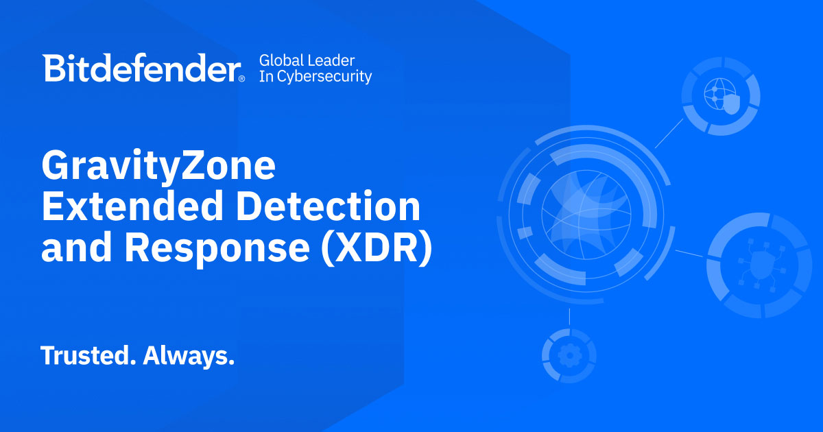 Bitdefender GravityZone Extended Detection and Response (XDR) visual